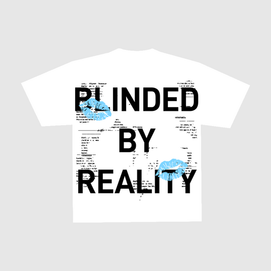 FIRL BLINDED BY REALITY TEE - WHITE/BLACK/BLUE